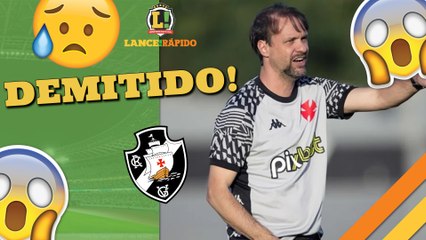 LANCE! Rápido: Vasco demitiu Maurício Souza, Flamengo virou e entrou no G-6 e mais!