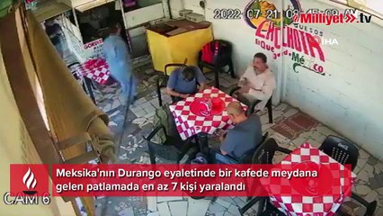 Meksika'da kafede patlama: 7 yaralı