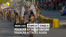 Pogacar attaque encore / Pogacar attacks again - Étape 21 / Stage 21 - #TDF2022