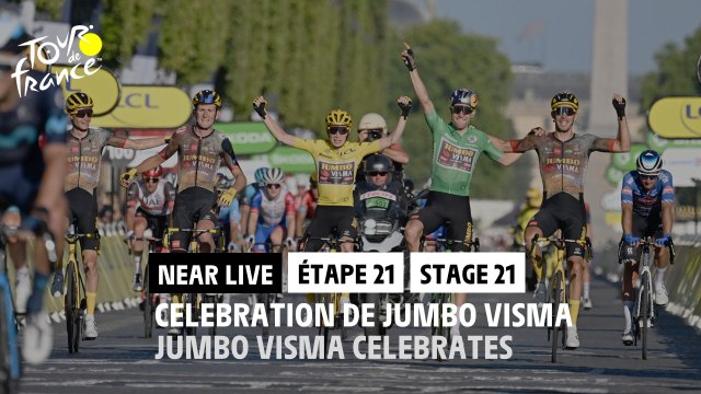 Célébration de Jumbo Visma / Jumbo Visma celebrates - Étape 21 / Stage 21 - #TDF2022