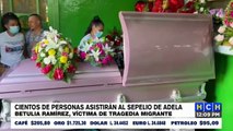 ¡Dan último adiós a Adela Ramírez en Puerto Cortés! víctima del tráiler de la muerte en Texas
