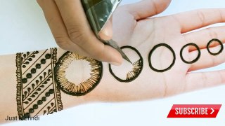 Stylish trick mehndi design for front hands  Beautiful and simple mehndi design 2022