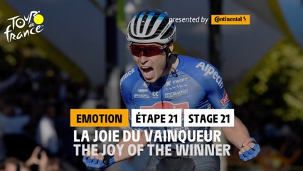 L’émotion du Vainqueur / Winner's emotion - Étape 21 / Stage 21 #TDF2022