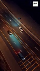 لقطات ليلية مبهرة لطريق الهدا الذي يربط بين الطائف و مكة_المكرمة غرب السعودية التقطها المصور @Raed_abdulaziz