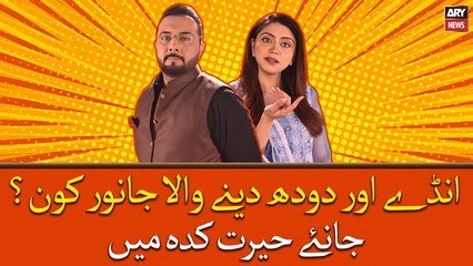 Ande Or Doodh Dene Wala Janwar Kon? Janiye Herat Kadah Mai