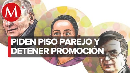 Morenistas demandan al partido frenar promoción de aspirantes presidenciales