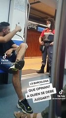 Altercado en el metro de Barcelona por un usuario que no quería ponerse la mascarilla