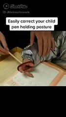 Easily correct your child pen holding posture