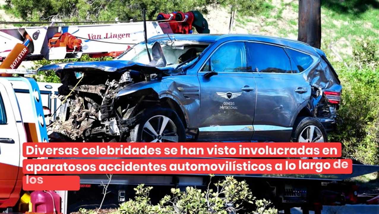 Famosos que sobrevivieron a terribles accidentes automovilísticos