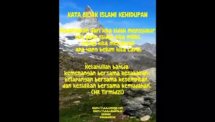 KATA BIJAK ISLAMI KEHIDUPAN 3 #SHORT