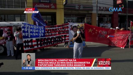 Mga raliyista, lumipat na sa PHILCOA mula sa NHA bago magmartsa papuntang Tandang Sora mamaya | UB