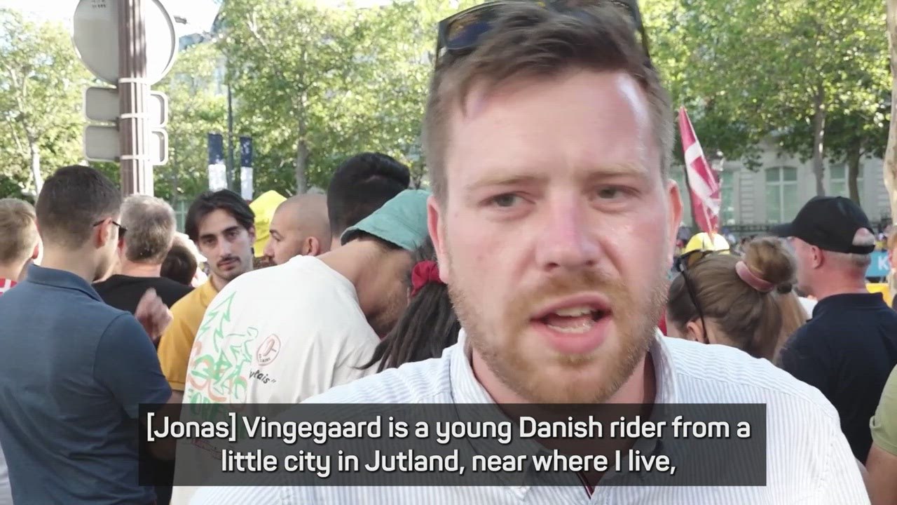 Danish fans hit Paris to see Vingegaard Tour triumph