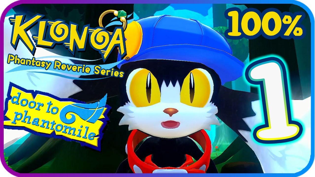 Klonoa Phantasy Reverie Walkthrough Part 1 ~ Door to Phantomile ~ 100% ~ Vision 1 (PS5)