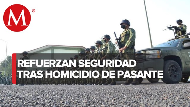 Llegan más de cien soldados para reforzar seguridad en Pueblo Nuevo, Durango