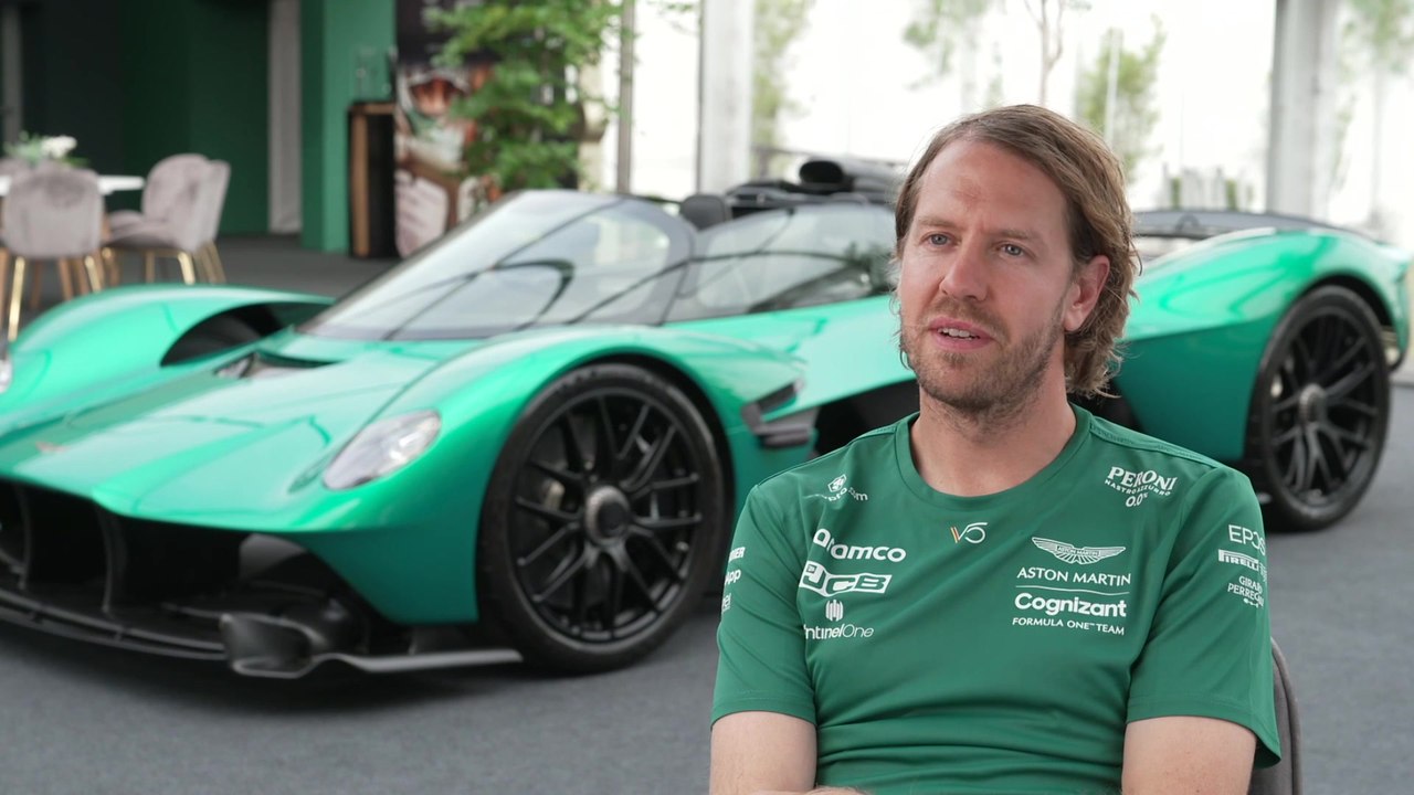 Interview Sebastian Vettel, F1-Fahrer, Aston Martin Aramco Cognizant Formula One Team