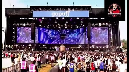 Antonio Brown tweaking at Rolling Loud Miami