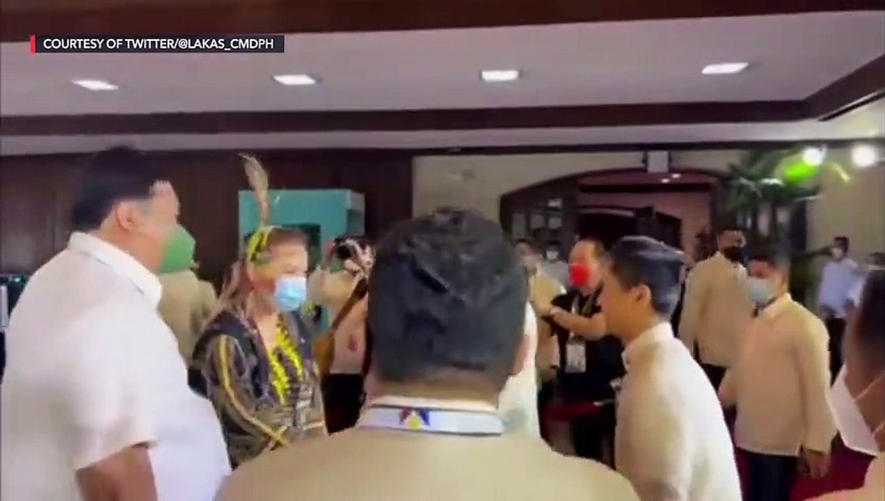 Sara Duterte arrives in House of Representative for opening of 19th Congress