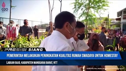 Presiden Joko Widodo Meninjau Pengembangan Sarana Kawasan Pariwisata