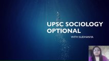 UPSC SOCIOLOGY OPTIONAL