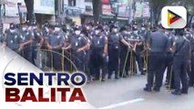 Kilos-protesta sa ilang bahagi ng Commonwealth Ave., mahigpit na binantayan ng PNP; Pulisya, tiniyak na hindi makaaapekto ang Ateneo shooting incident sa ipinatutupad na seguridad para sa SONA