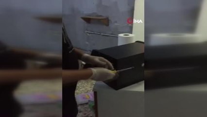 Uyuşturucuyu sakladığı yer pes dedirtti