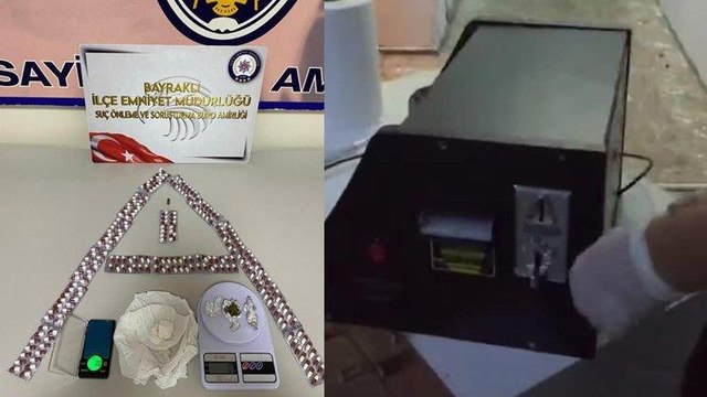 Uyuşturucuyu sakladığı yer pes dedirtti