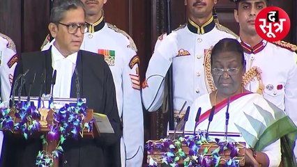 DELHI: देश की 15वीं राष्ट्रपति बनीं द्रौपदी मुर्मू, सीजेआई एनवी रमण ने दिलाई शपथ