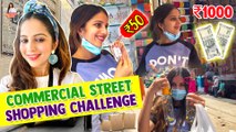 Commercial Street Shopping Challenge ️ | Shopping Vlog | Niveditha Gowda