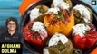 Afghani Dolma | Stuffed Bell Peppers With Chicken & Rice | Easy Stuffed Capsicum | Chicken Recipe