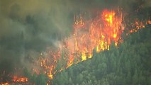 Miles de evacuados en California por un incendio descontrolado