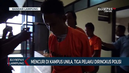 Video herunterladen: Mencuri di Kampus Unila, Tiga Pelaku Diringkus Polisi