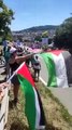 Les drapeaux palestiniens sont toujours présents sur le Tour de France