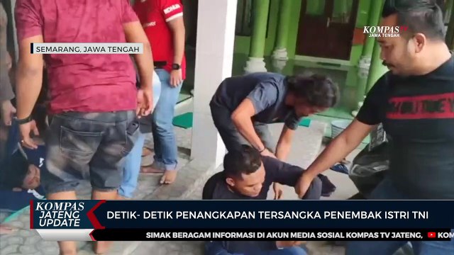 Detik-detik Penangkapan Tersangka Penembak Istri TNI