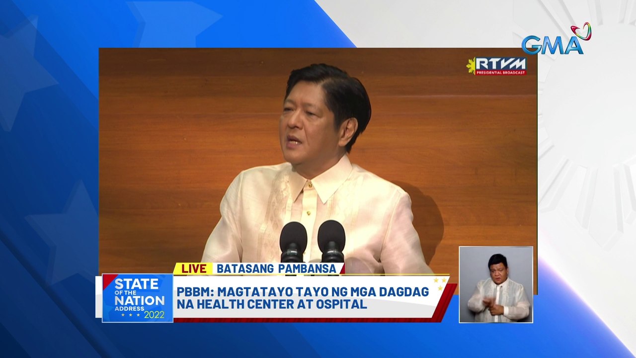 Pres. Marcos Jr: Put up our own Center for Dise...