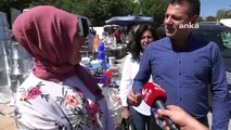 Aksaray'da alışveriş yapan gurbetçi: “Türkiye'de bu pahalılıkta asla yaşamam