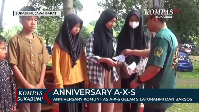 Anniversary Komunitas A-X-S Gelar Silaturahmi Dan Baksos