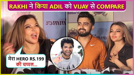 Rakhi Compares Adil With Vijay Deverakonda, Says Mere Hero Ki Chappal Mehengi