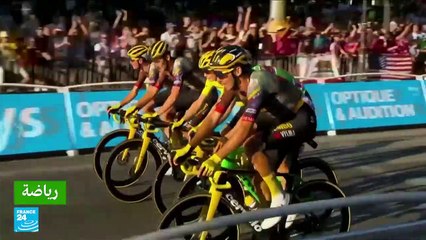 الدنماركي فينغيغارد يفوز ببطولة سباق فرنسا للدراجات