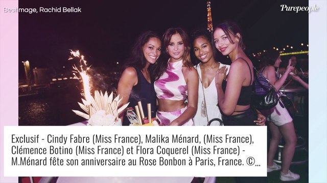 Malika Menard fête ses 35 ans : des Miss France, un champion du monde... soirée branchée en plein Paris