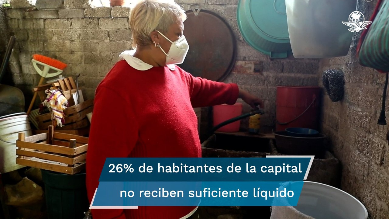 Reciben agua por tandeo 276 colonias de CDMX