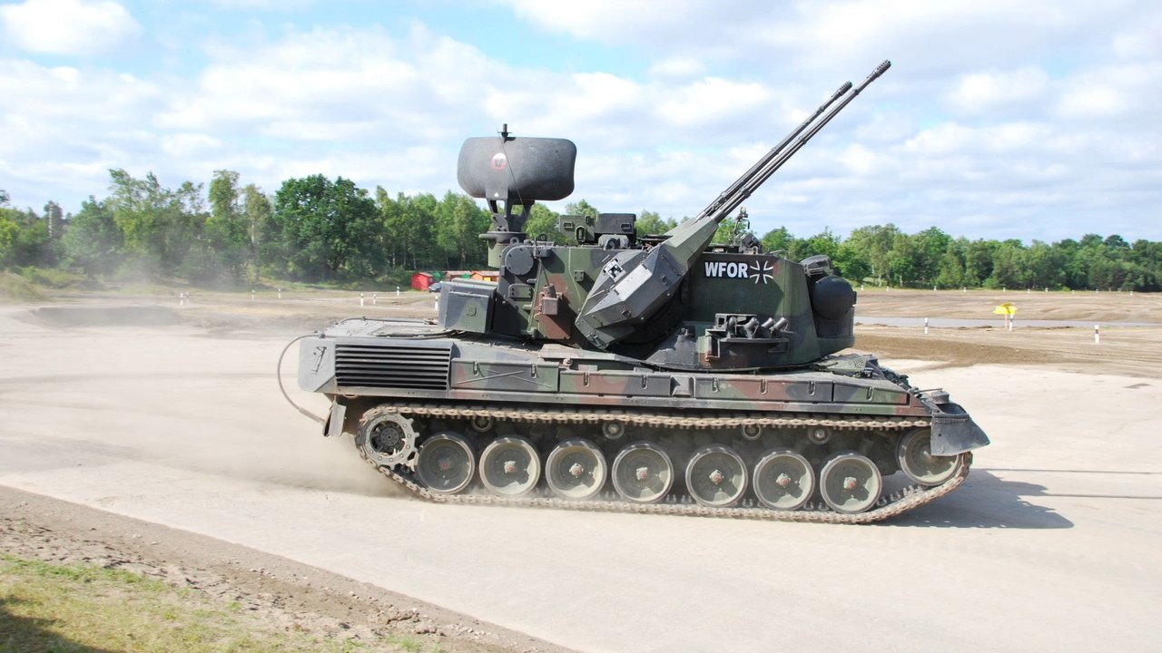 Erste deutsche Gepard-Panzer in der Ukraine eingetroffen