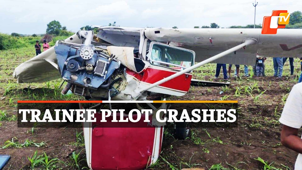 Mishap During Aircraft Training | Young Trainee Pilot Crashes Training Aircraft