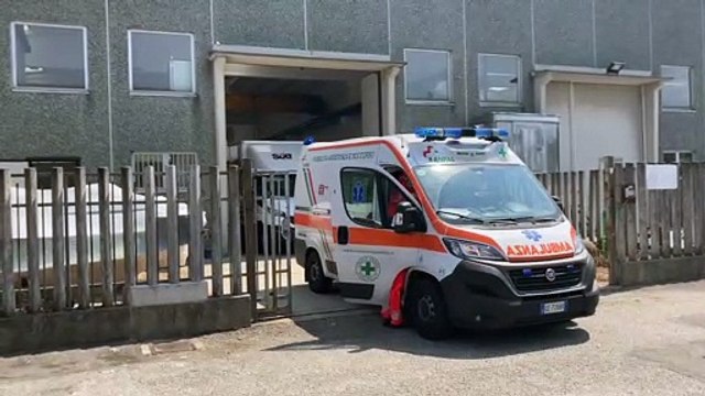 Vignate, infortunio sul lavoro: il ferito in ospedale