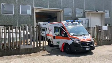 Vignate, infortunio sul lavoro: il ferito in ospedale