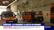 Incendies: des pompiers de toute la France viennent en renfort de leurs collègues de Gironde