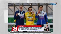 Pinoy olympian pole vaulter EJ Obiena, wagi ng bronze medal at may bago pang record sa World Athletics Championships | 24 Oras