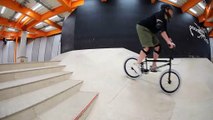 Reporter Rhys Griffiths takes a BMX lesson at F51 in Folkestone