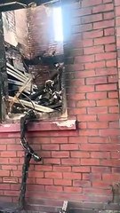 The devastated home of fire victim Julianne Mansell in Maltby which burnt down in last week's heatwave