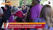 Receso invernal: aún se mantiene la alta ocupación hotelera en Misiones