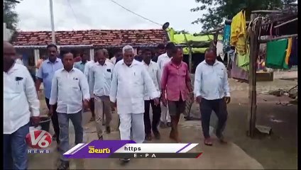 Congress MLC Jeevan Reddy Inspects Flood Affected Areas | Jagital | V6 News